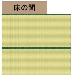 茶室の間取り基本ルール｜畳の敷き方｜2畳