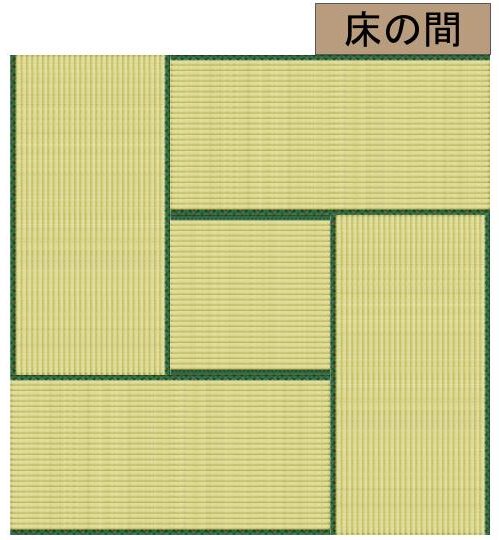 茶室の間取り基本ルール｜畳の敷き方｜4畳半